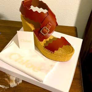 Chloe Lauren espadrille sandals size 12